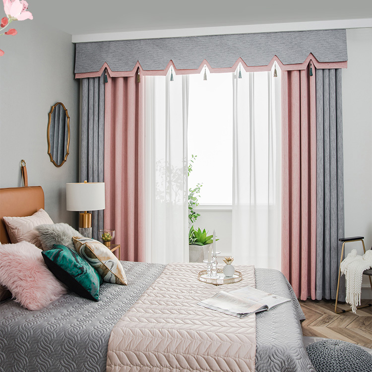 客厅轻奢窗帘成品简约现代遮光布料卧室高档大气北欧风格